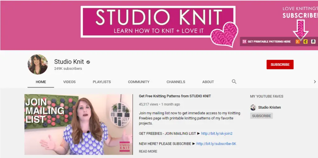 82 Brilliant Knitting YouTube Channels