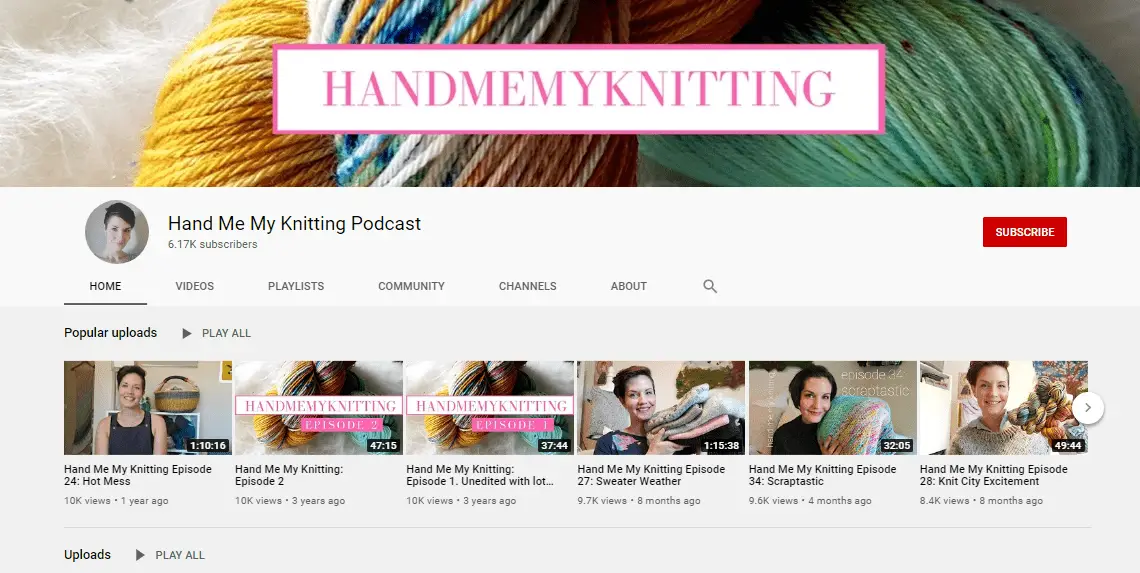 Hand Me My Knitting Podcast
