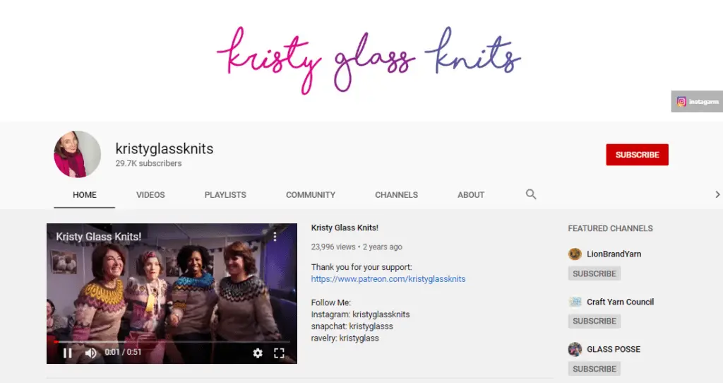 82 Brilliant Knitting YouTube Channels