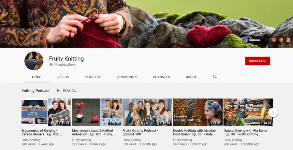 82 Brilliant Knitting YouTube Channels