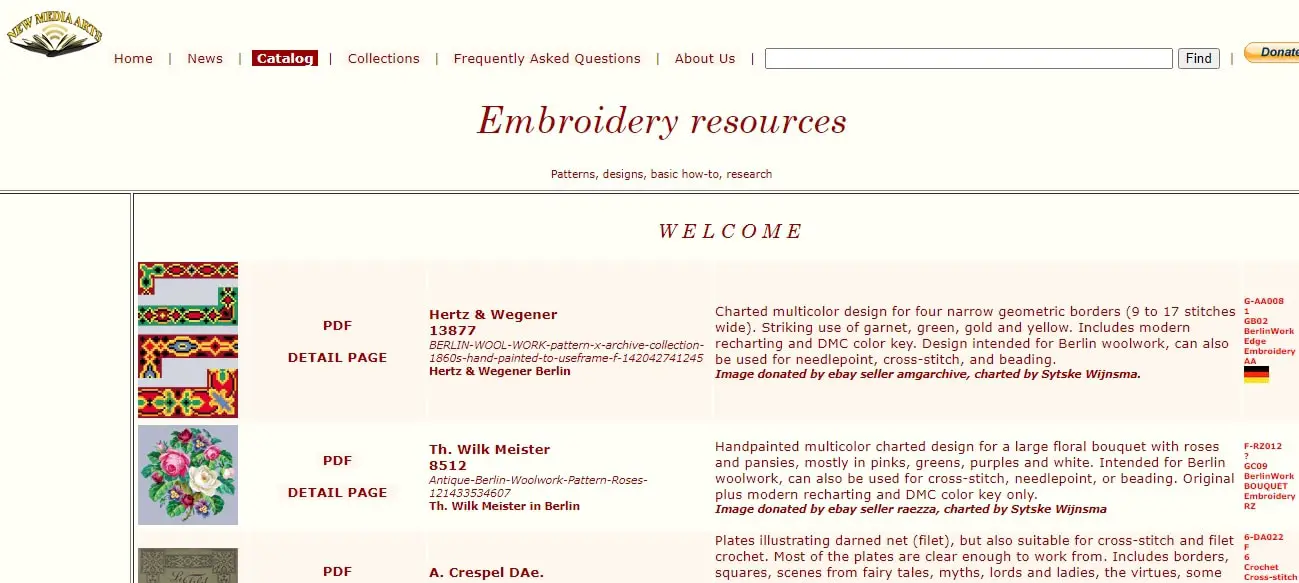 APL – Embroidery Resources