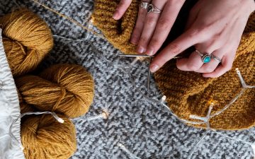 What is STS knitting, and what does STS stand for?